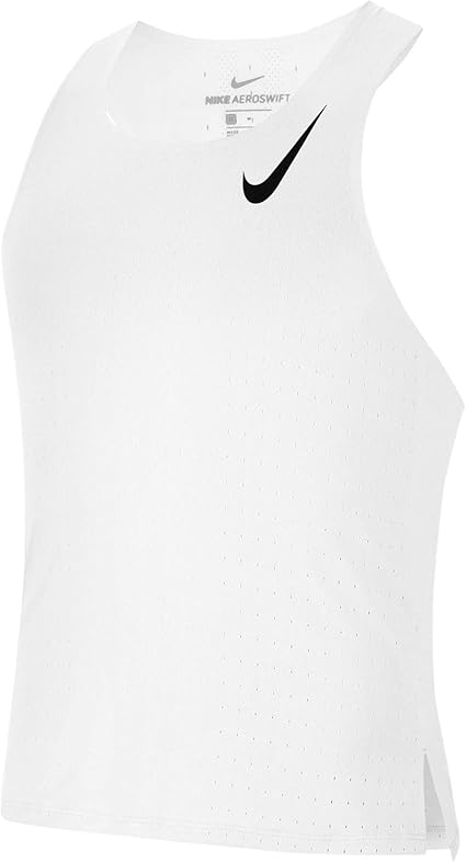 Nike Aeroswift Mサイズ ホワイト シャツ Nike AeroSwift Running Racing Tank Top Shirt White CJ2369